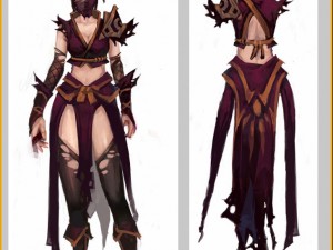cloth set - female 05 3D 模型