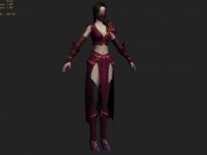 cloth set - female 05 3D 模型