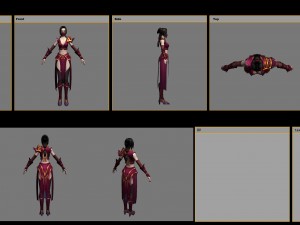 cloth set - female 05 3D 模型
