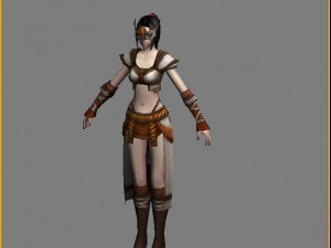 cloth set - female 07 Model 3D