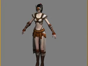 cloth set - female 07 3D Model