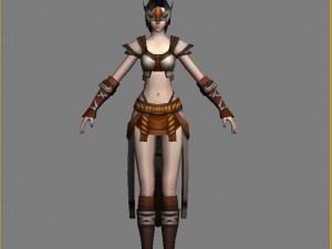 cloth set - female 07 Model 3D