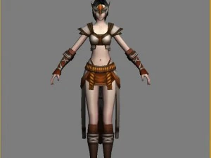 cloth set - female 07 3D Model