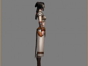 cloth set - female 07 Model 3D