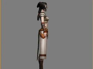 cloth set - female 07 3D Model