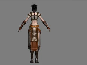 cloth set - female 07 3D Model