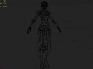 cloth set - female 07 Model 3D
