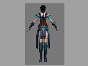 cloth set - female 09 3D-Modell