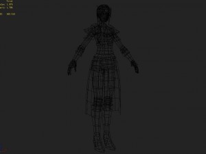 cloth set - female 09 3D-Modell