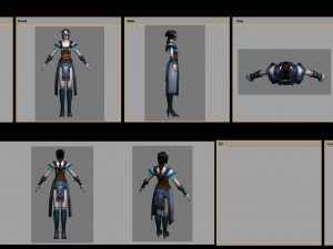 cloth set - female 09 3D-Modell