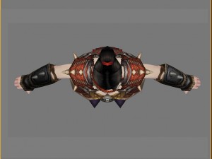 armor suit - female 02 3D मॉडल