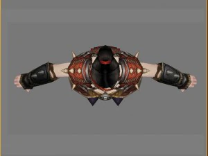 armor suit - female 02 3D Model