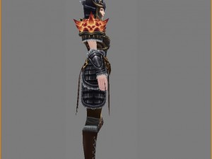 armor suit - female 21 3D Model