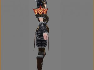 armor suit - female 21 3D Model