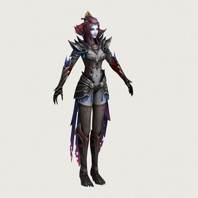 women armor 23 3D Модель .c4d .max .obj .3ds .fbx .stl .blend 