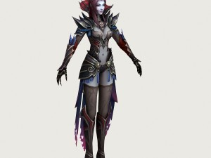 women armor 23 Modelo 3D