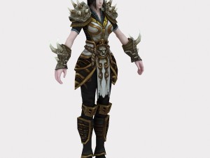 women armor 31 3D-Modell
