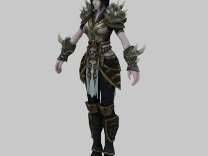 women armor 31 3D 모델