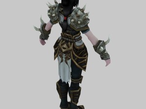 women armor 31 3D 모델