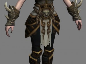 women armor 31 3D 모델