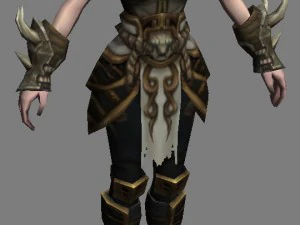 women armor 31 3D Model