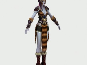 light lady 02 3D-Modell