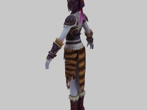 light lady 02 3D Model