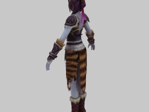 light lady 02 3D Model