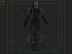 light lady 02 3D Model