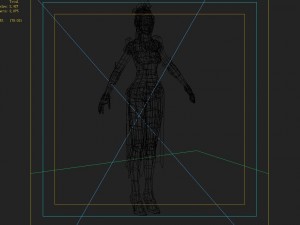 light a lady 04 3D Model