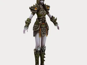 lekka odzież damska 21 Model 3D