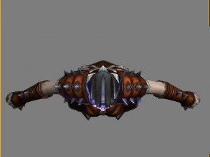 light armor set - female 14 3D Model