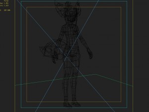 little fox girl Model 3D