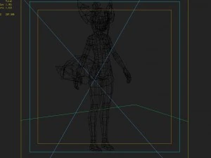 little fox girl 3D Model