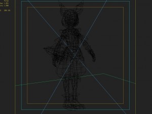 little fox girl - cloth set 02 3D Model