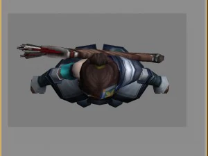 little fox girl - cloth set 07 3D Model