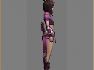 little fox girl - cloth set 09 3D 모델