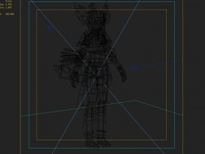 little fox girl - light suit 01 Model 3D
