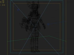 little fox girl - light suit 01 3D Model