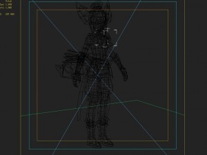 little fox girl - light suit 02 3D Model