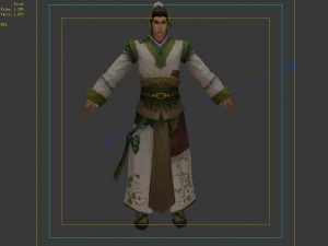 commoner male 03 3D Model