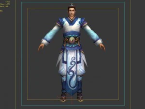 commoner male 04 3D Model