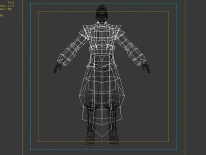 commoner male 04 3D Model
