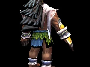 shirtless savage 3D Model