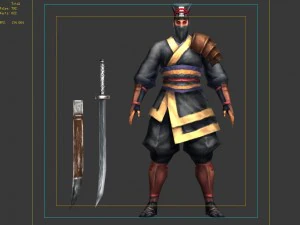 black assassin 3D Model