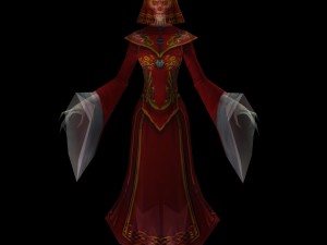 red woman ghost 3D Model
