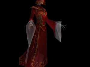 red woman ghost 3D Model
