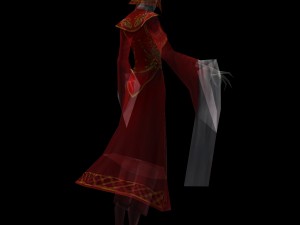 red woman ghost 3D Model