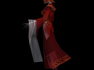 red woman ghost 3D Model