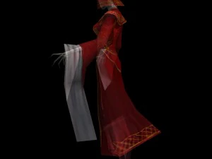 red woman ghost 3D Model